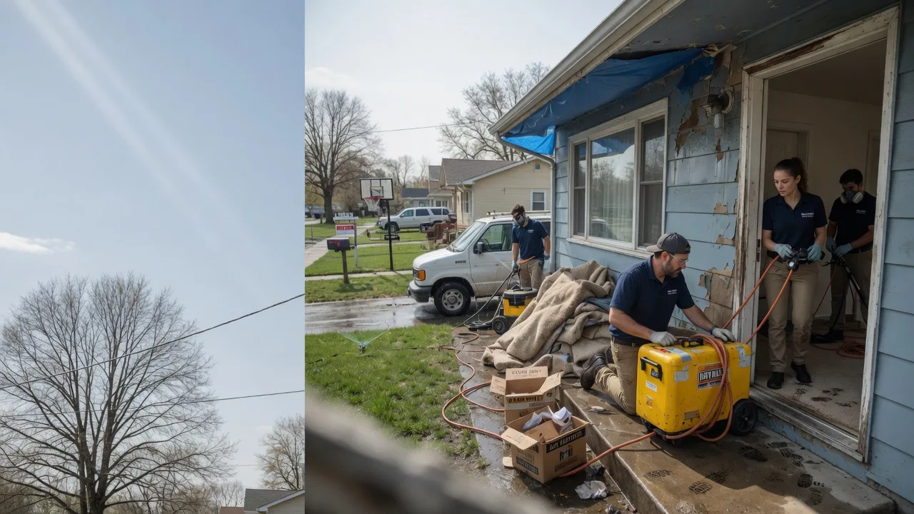 Basement Flood Cleanup in Helena, OH near me